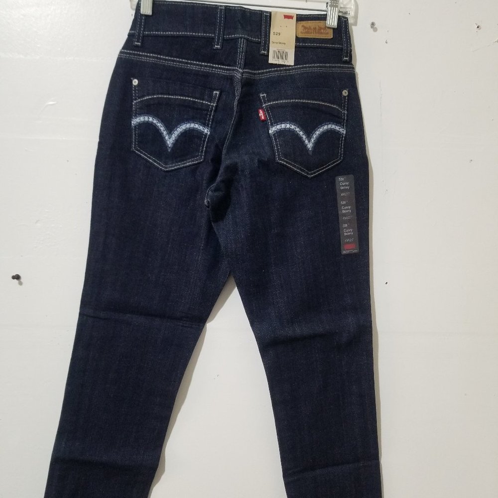 Levi’s 529 Curvy Skinny 155860012 Color Blue Jeans Brand New with tags